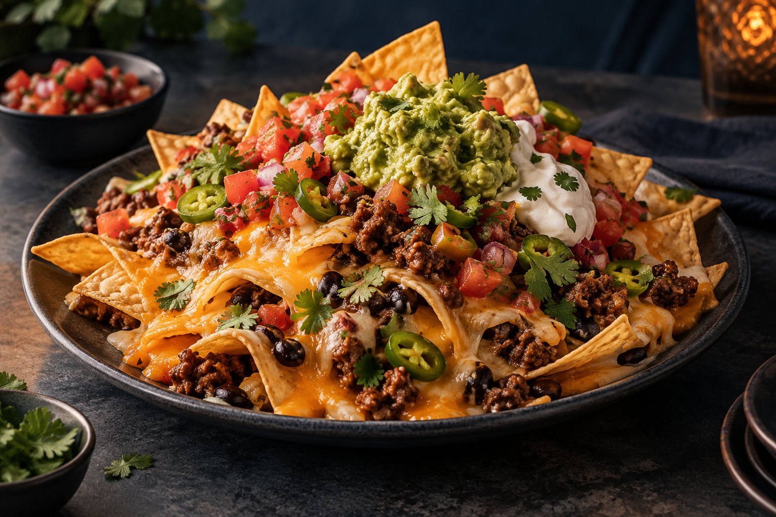 Nachos de ejemplo en un cupón digital